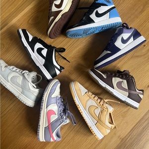 Nike dunks low collection